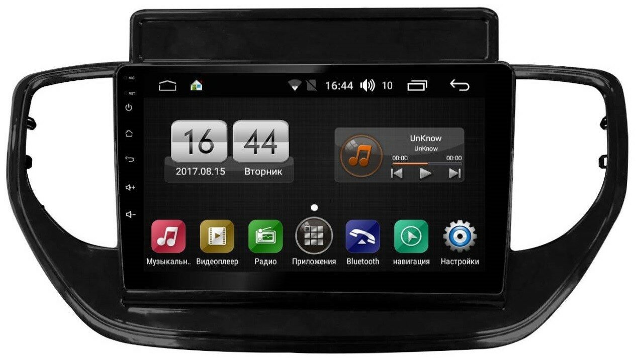 Штатная магнитола для Hyundai Solaris 2020+ (штатный экран) - FarCar TM2003M на Android 10, 8-ядер, 2Гб-32Гб, встроен 4G модем