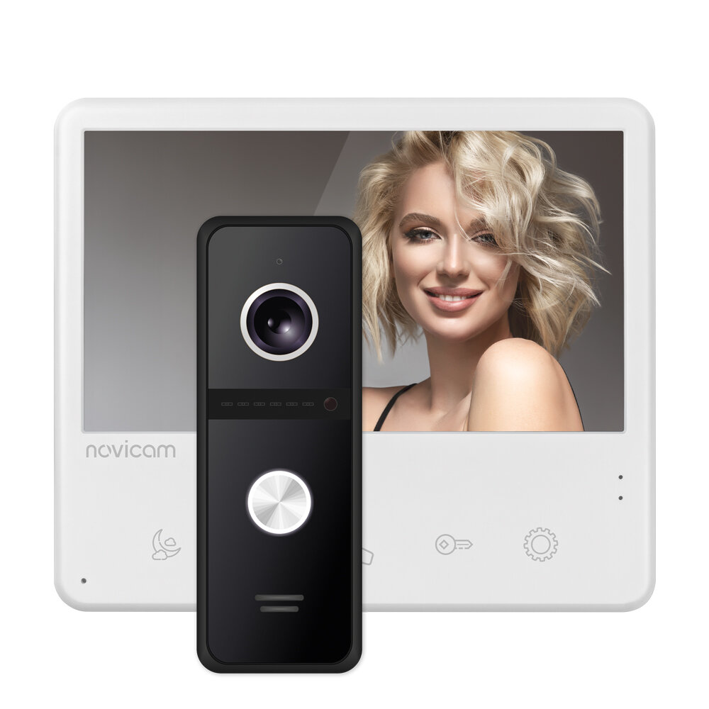 Комплект видеодомофона для квартиры дома дачи Novicam UNIT 7С KIT