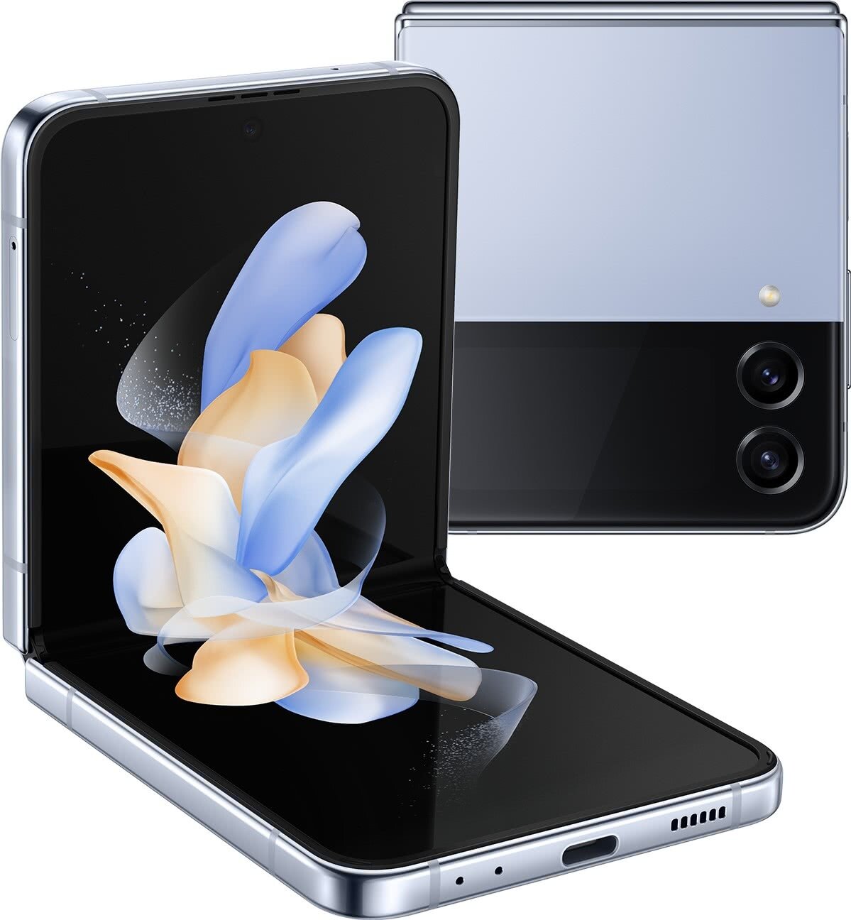 Смартфон Samsung Galaxy Z Flip4 8/256Gb голубой (SM-F721BLBEMEA)