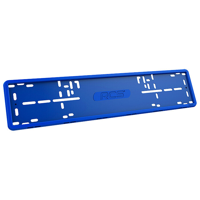 Рамка номерного знака RCS, синяя, силикон, 1шт. RAMKA-RCS-BLUE-1