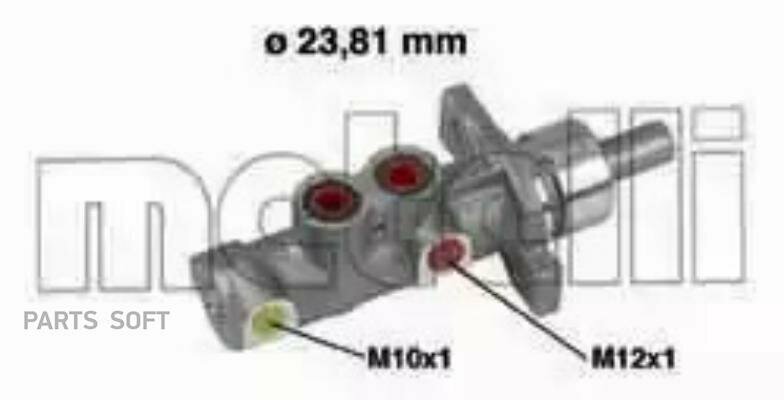 METELLI 050409 Цииндр тормозной