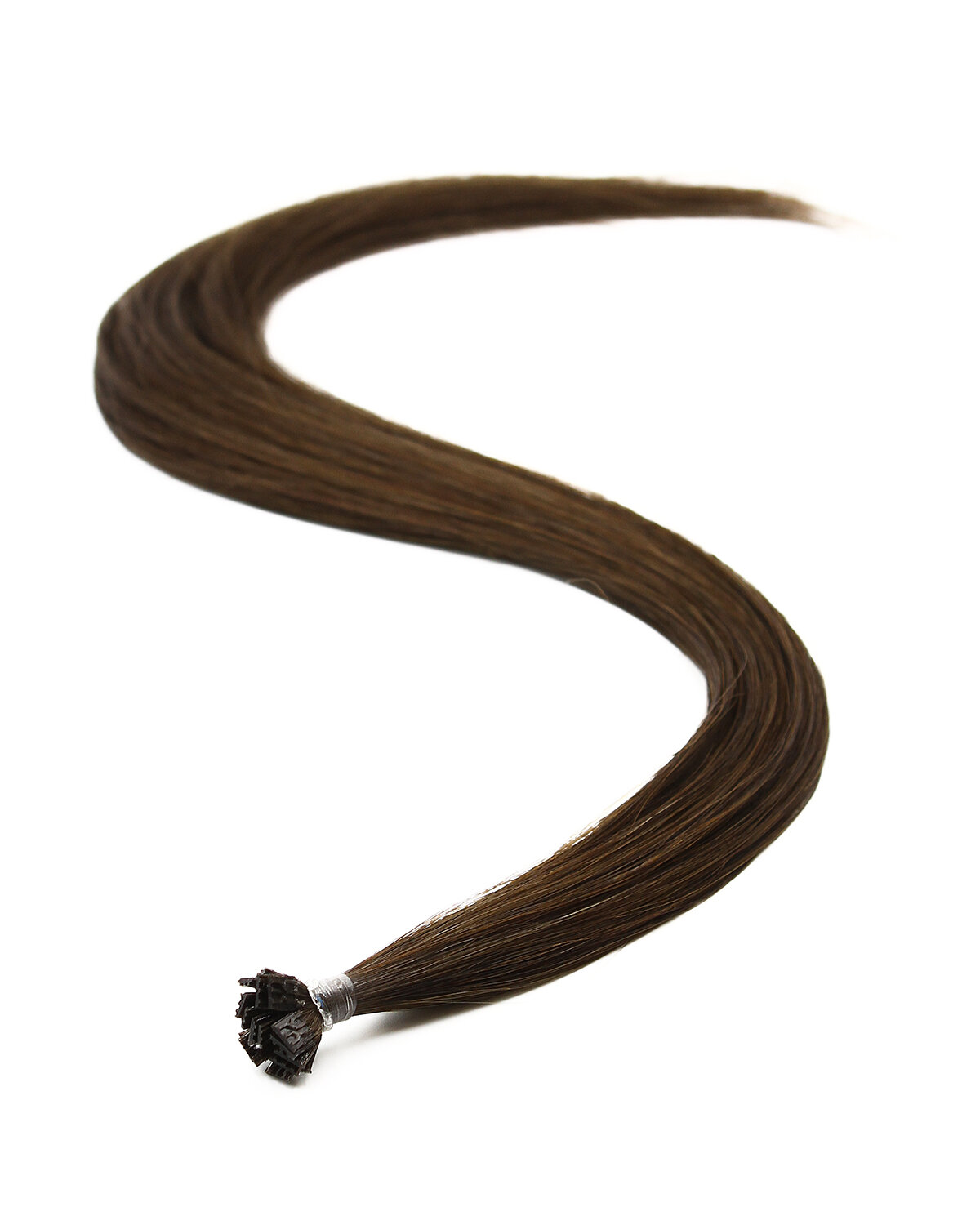 Hairshop Волосы для наращивания 3.0 (3) 50см J-Line (20 капсул) (Темный шатен)
