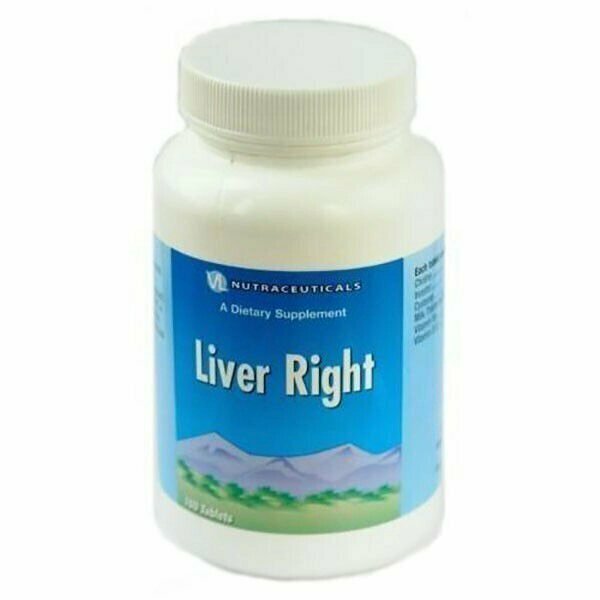 Ливер Райт (Гепатопротектор) Liver Right 100 табл. 1650 мг