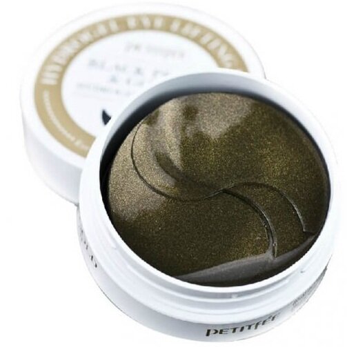 Petitfee патчи для век гидрогелевые Black Pearl&Gold Hydrogel Eye Patch 60шт