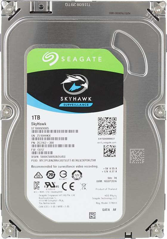 Жесткий диск(HDD) Seagate SkyHawk 1 Tb ST1000VX005