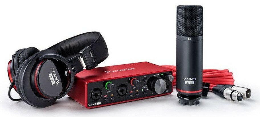 Focusrite Scarlett 2i2 Studio 3rd Gen студийный комплект