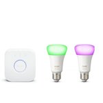 Умная лампа Philips Hue White and Color Starter Kit E27 (929001257307) - изображение