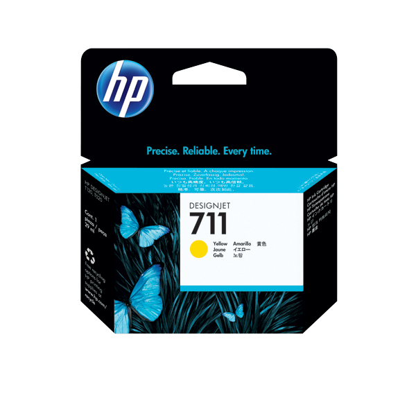Картридж для печати HP Картридж HP CZ132A вид печати струйный, цвет Желтый, емкость 29мл.
