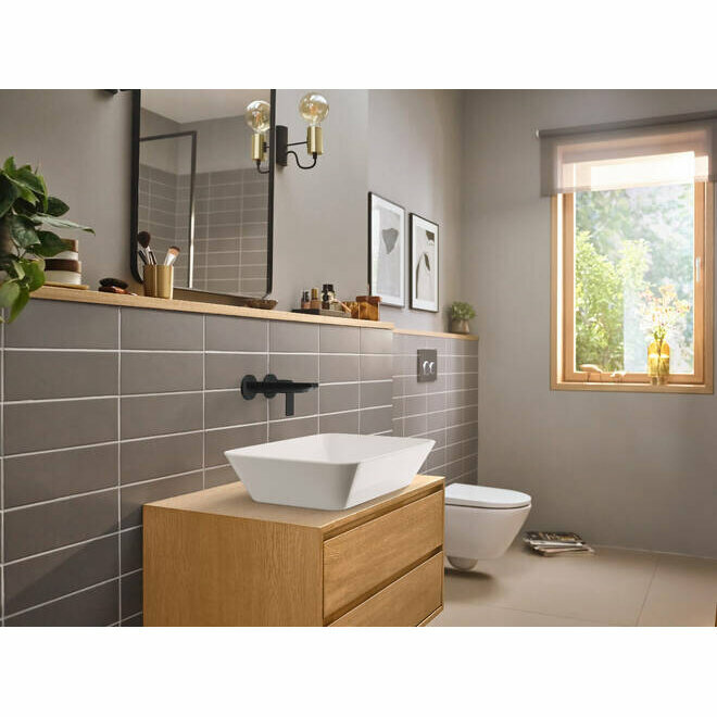 Смеситель Hansgrohe Rebris E 72568670, черный - фото №6