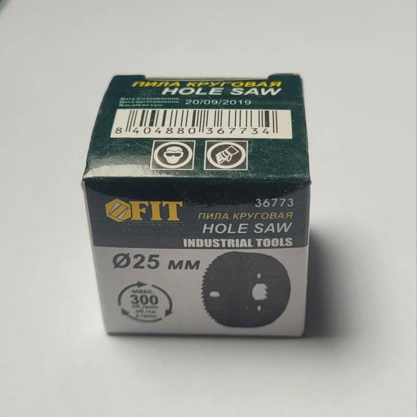 фото Пила круговая FIT инструментальная сталь 25 мм