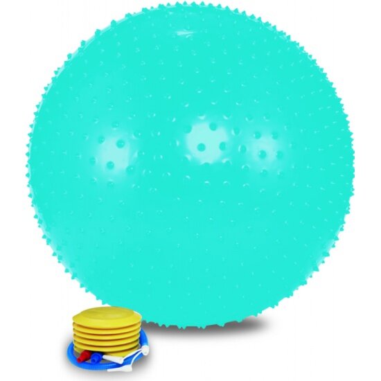 Мяч массажный LITE WEIGHTS 1865LW, 65 см, голубой