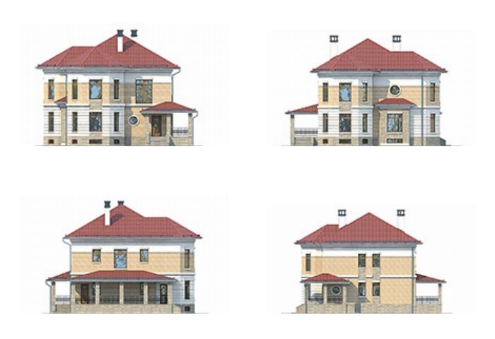 Проект дома Plans-42-49 (281 кв.м, поризованный кирпич) - фотография № 3