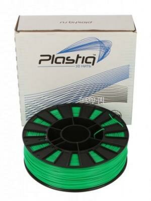 Plastiq PLA-пластик 1.75mm 900гр Green