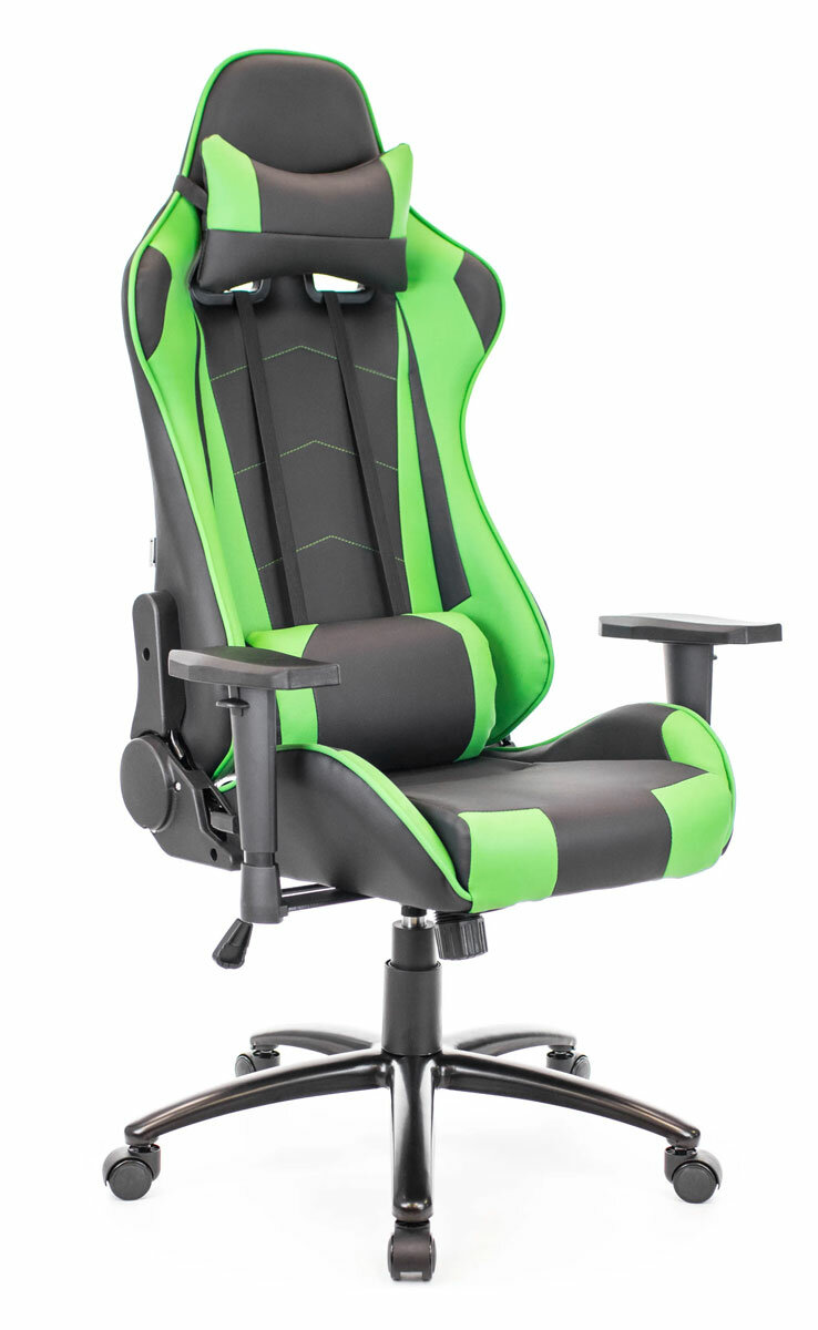 Кресло геймерское Everprof Lotus S9 экокожа Зеленый