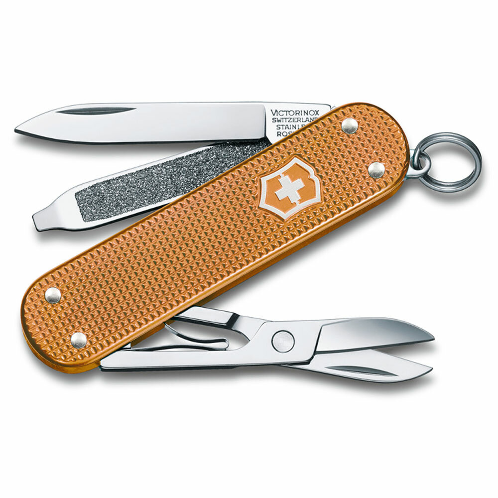 Нож-брелок Victorinox Classic SD Alox Colors Wet Sand 58 мм 0.6221.255G