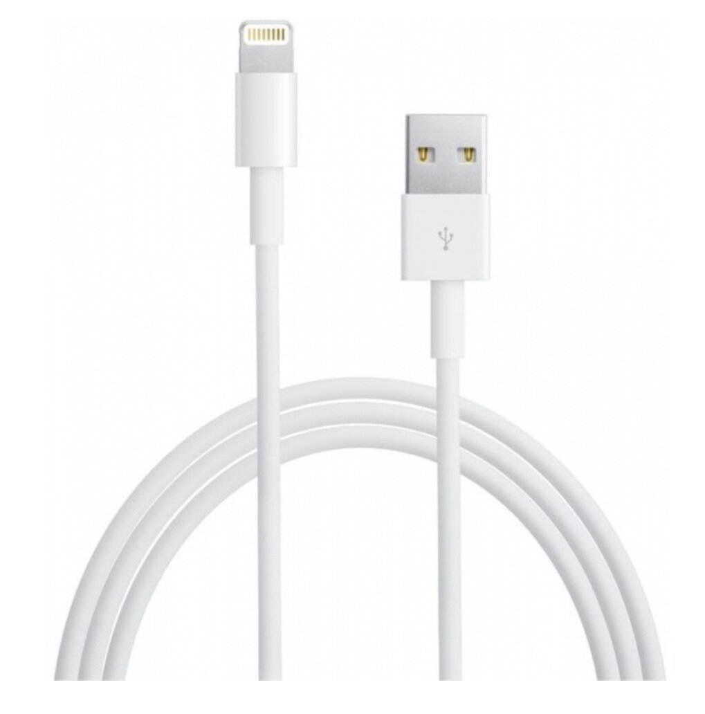 Кабель Apple USB (M)- Lightning (M), белый, 1 м