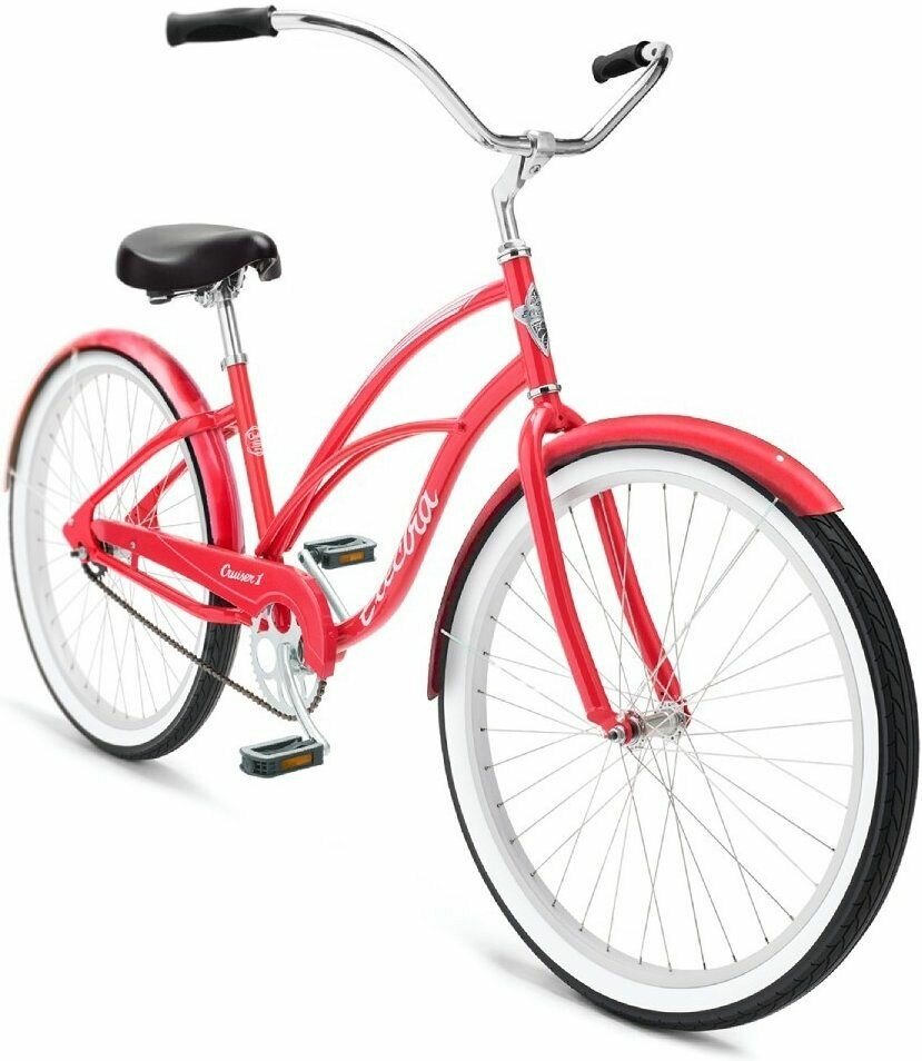 Велосипед Electra Cruiser 1 Step Thru (Велосипед Electra Cruiser 1 красный гибискус, 5271246)