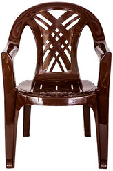 Кресло пластиковое Стандарт Пластик Престиж-2 84 x 60 x 66 см шоколадное