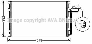 Радиатор кондиционера Volvo C30/S40 II/V50 04>13 AVA COOLING SYSTEMS VO5139