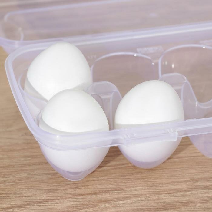 --- Контейнер для хранения яиц, 10 ячеек, 26,5х12,5х7 см - фотография № 4