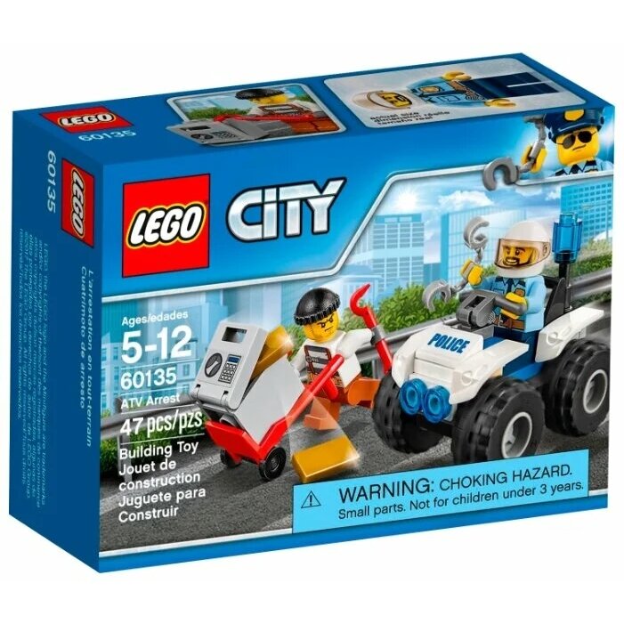Lego Конструктор LEGO City 60135 Полицейский квадроцикл