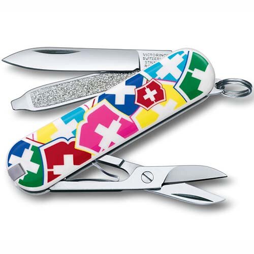 Нож-брелок Classic VX Colors комбинированный Victorinox 0.6223.841 GS