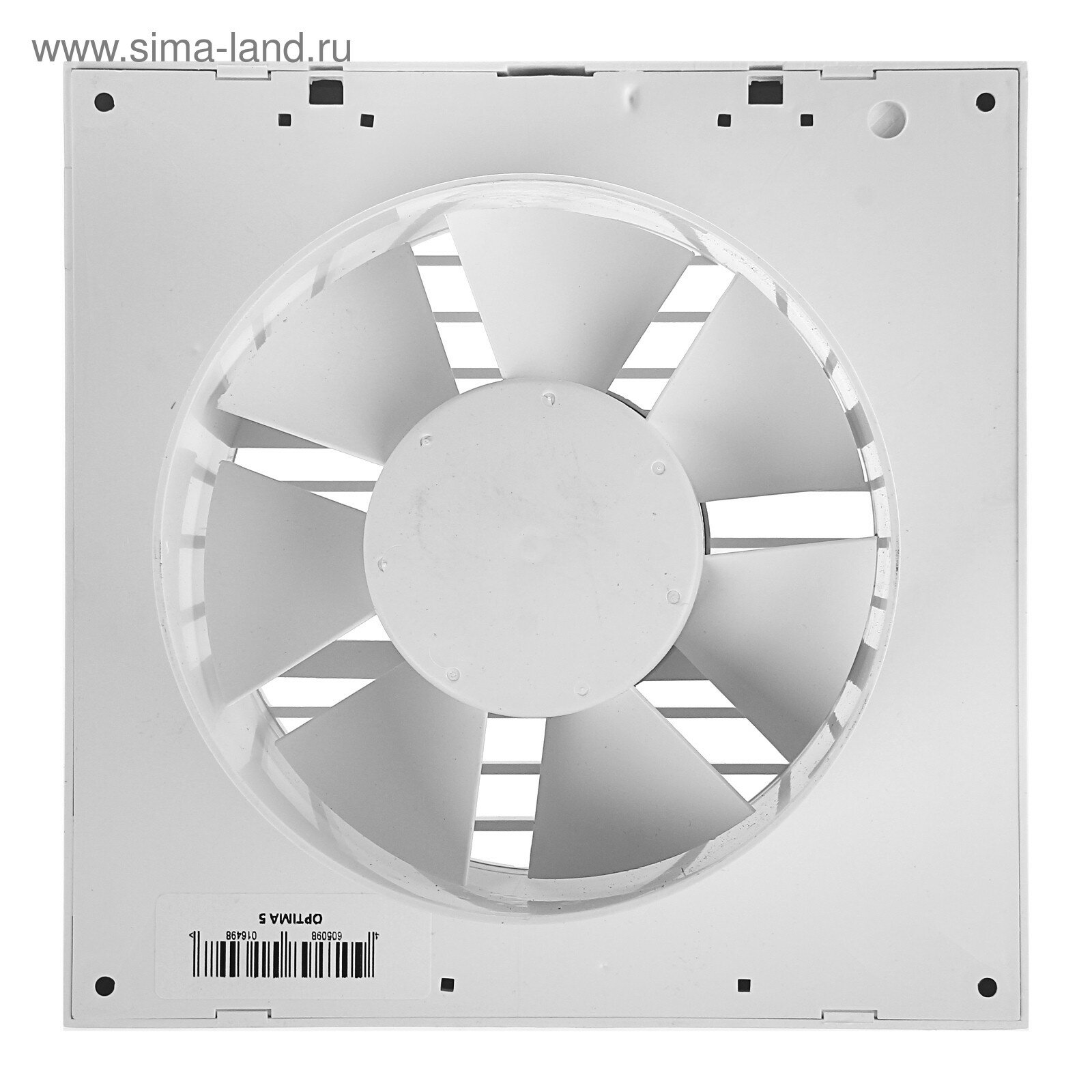 Вентилятор вытяжной OPTIMA 5, 175х175 мм, d=125 мм, 220‒240 В - фотография № 3