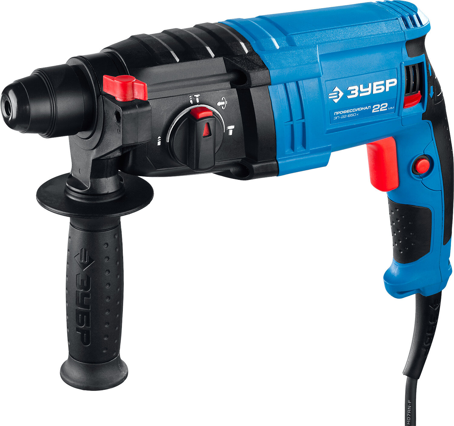 фото ЗУБР 650 Вт, 22 мм, перфоратор SDS Plus, серия Профессионал