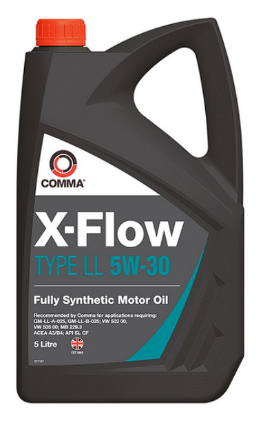 Моторное масло Comma X-FLOW TYPE LL 5W-30 Синтетическое (5 л.)
