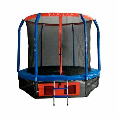 Каркасный батут DFC Jump Basket 10FT-JBSK-B 305х305х254 см красный
