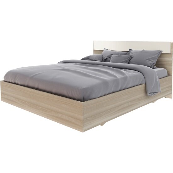 фото Кровать Stolline Камила СТЛ.416.03 Ясень светлый/Бежевый