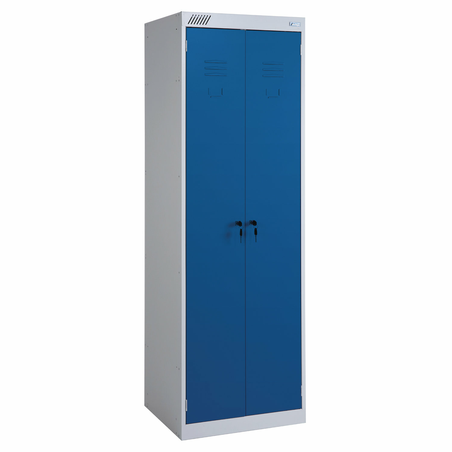 Шкаф металлический для одежды ШРК-22-800, двухсекционный, 1850х800х500 мм, 34 кг, разборный - фотография № 2