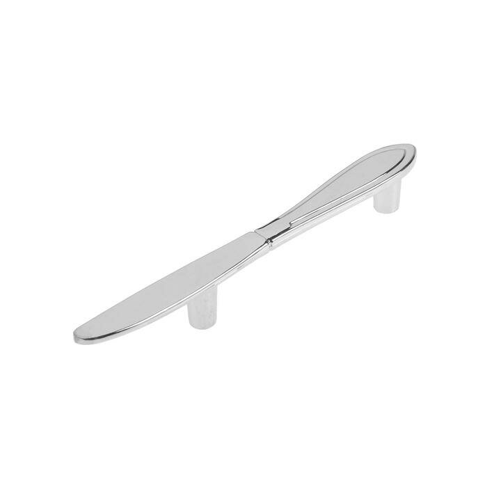 Ручка скоба "Нож" CAPPIO, м/о 76 мм, цвет хром - фотография № 1