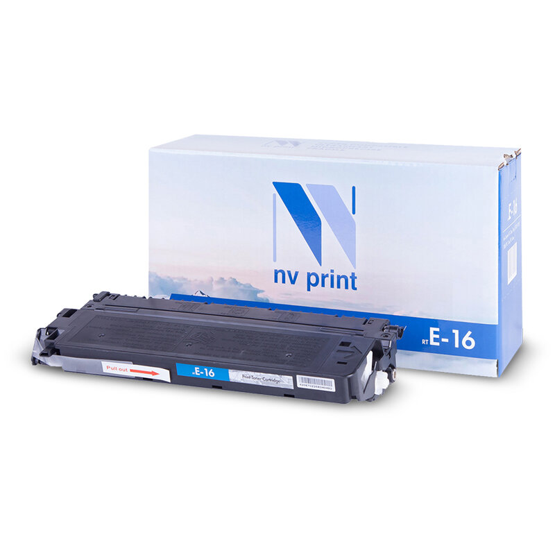 Картридж совместимый NV Print E-16 черный для Canon FC-108/128/200/204/208/228/PC-760/780/860/880/890 (2K) NV_Е-16