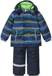 Комплект (куртка, полукомбинезон) LASSIE 723751-6963 Winter set, Raiku для мальчика, цвет синий, размер 110
