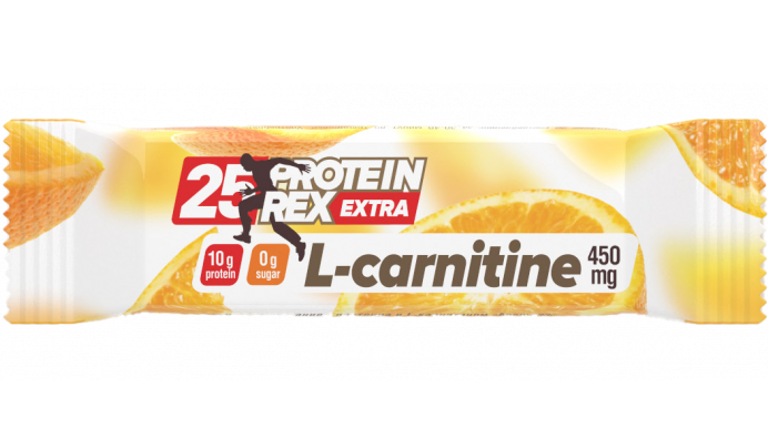 ProteinRex Протеиновый батончик с L-карнитином, 40 г (Апельсин)