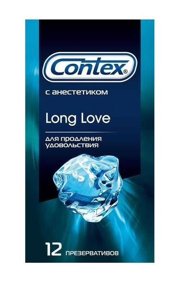 Презервативы с продлевающим эффектом Contex Long Love - 12 шт. (1490)