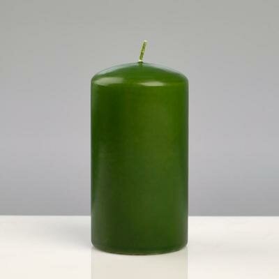 Свеча - цилиндр "Колор" 7?13 см зелёный Trend Decor Candle 5168606 .