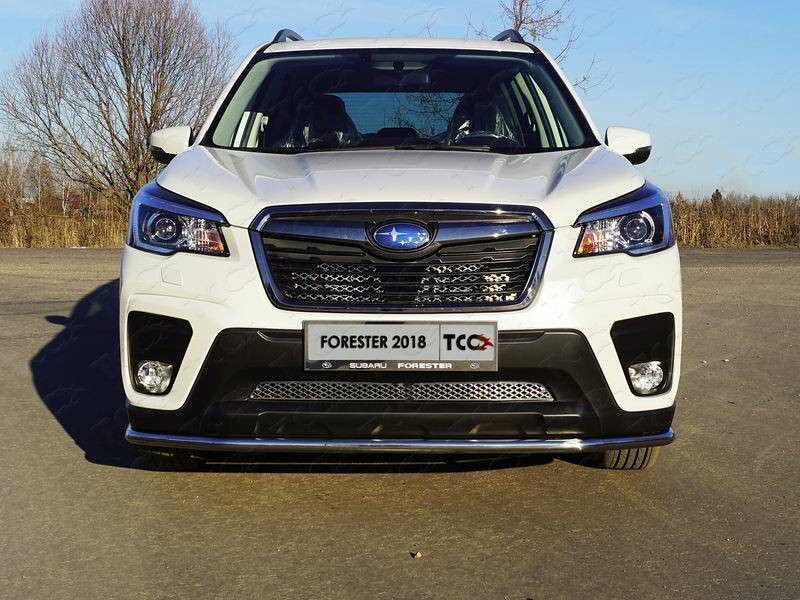 Защита передняя нижняя 42,4 мм Компания ТСС SUBFOR18-17 Subaru Forester (SK) 2018-