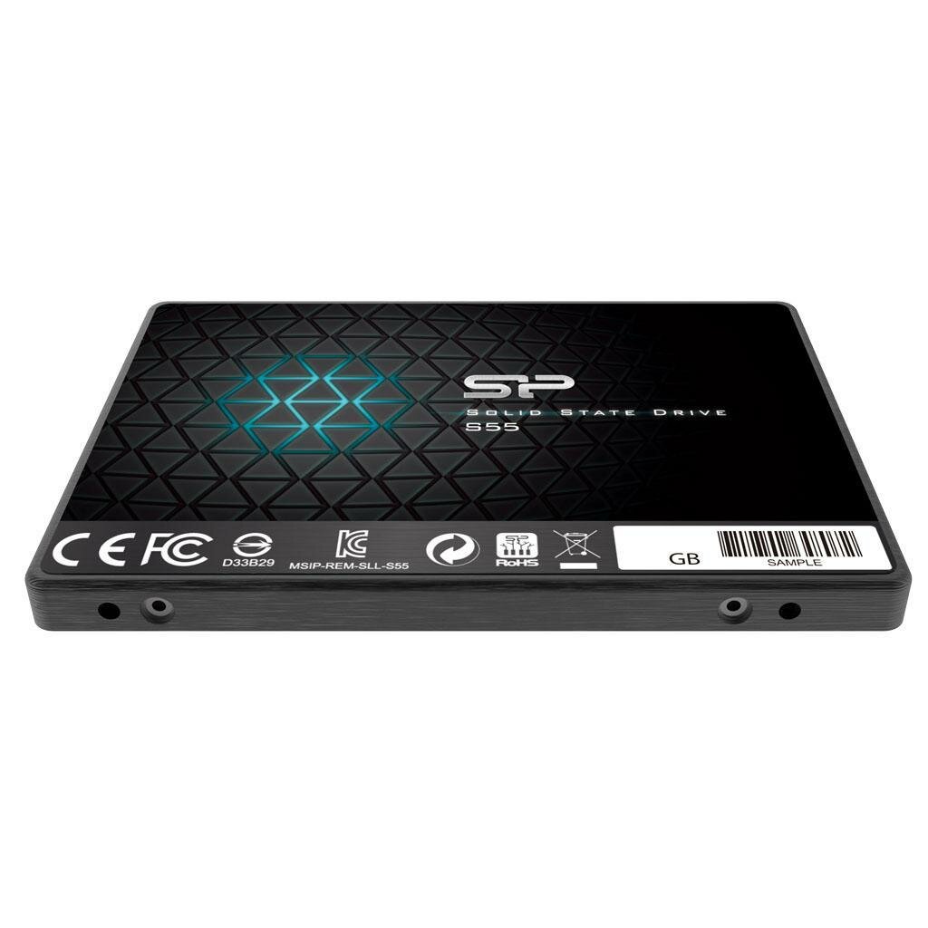Накопитель SSD Silicon Power SP960GBSS3S55S25 Slim S55 /SATA III/960GB /Скорость чтения 540МБайт/с Скорость записи 480МБайт/с
