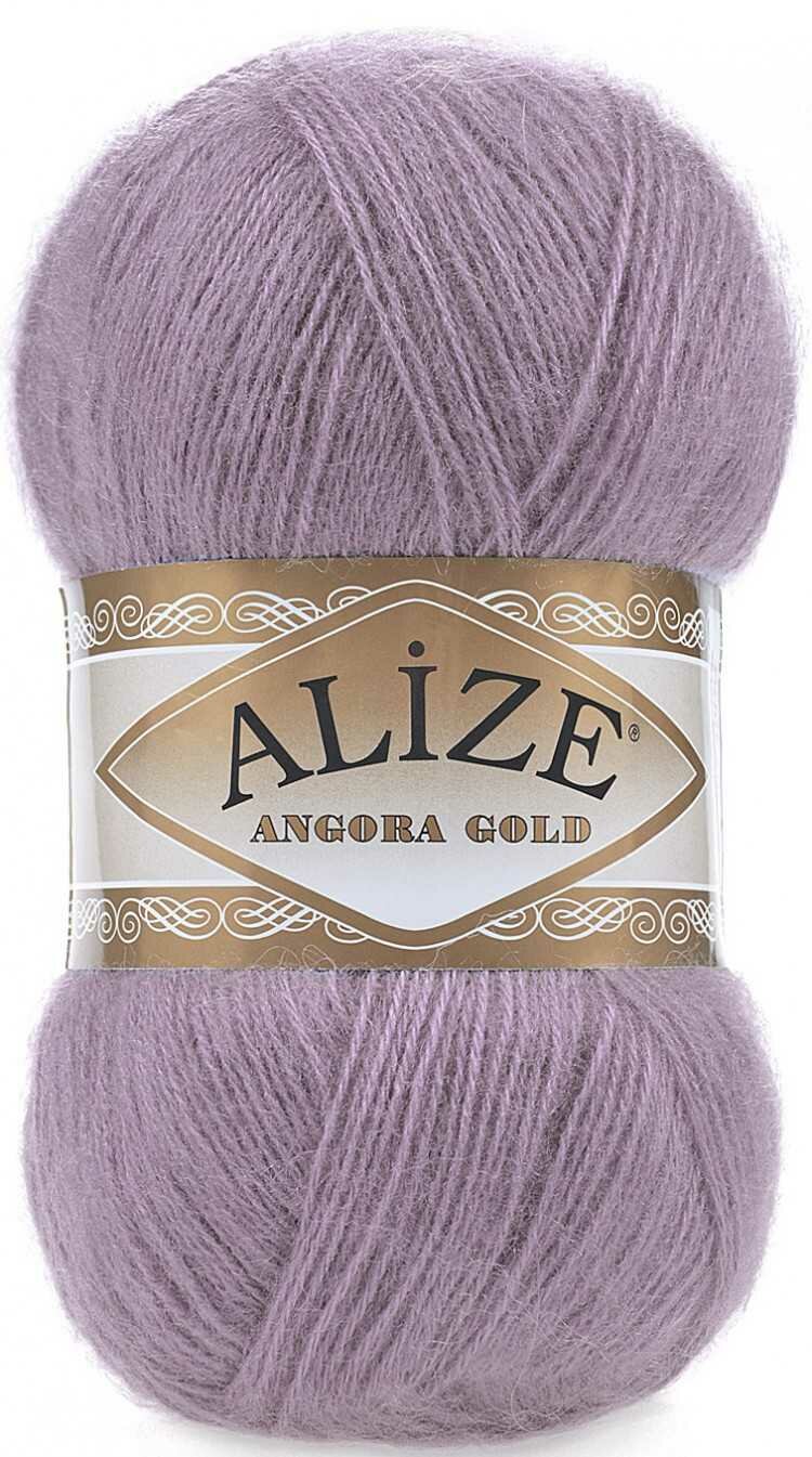 Пряжа Alize Angora Gold - 312 темно-лиловый