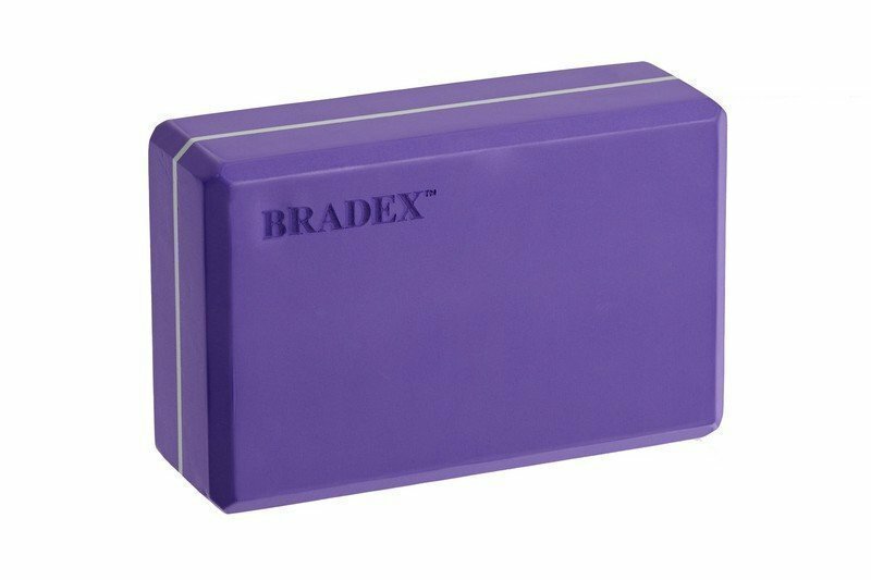 Блоки для йоги фиолетовый SF 0409 BRADEX