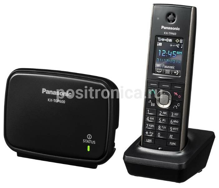 Телефон IP Panasonic KX-TGP600RUB черный