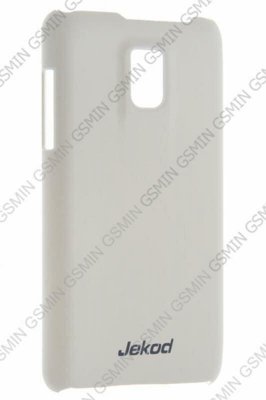 Чехол-накладка для LG Optimus 2X / P990 Jekod (Белый)