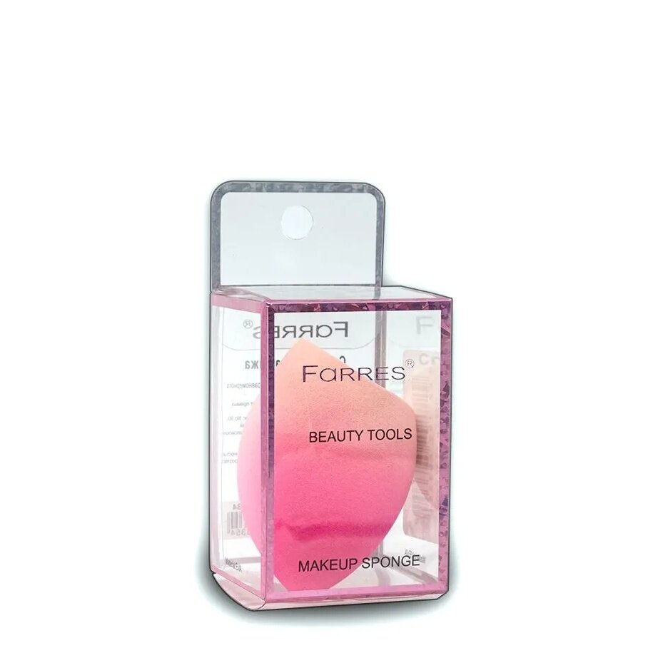 фото Спонж-губка для макияжа FARRES "Косой срез", латекс