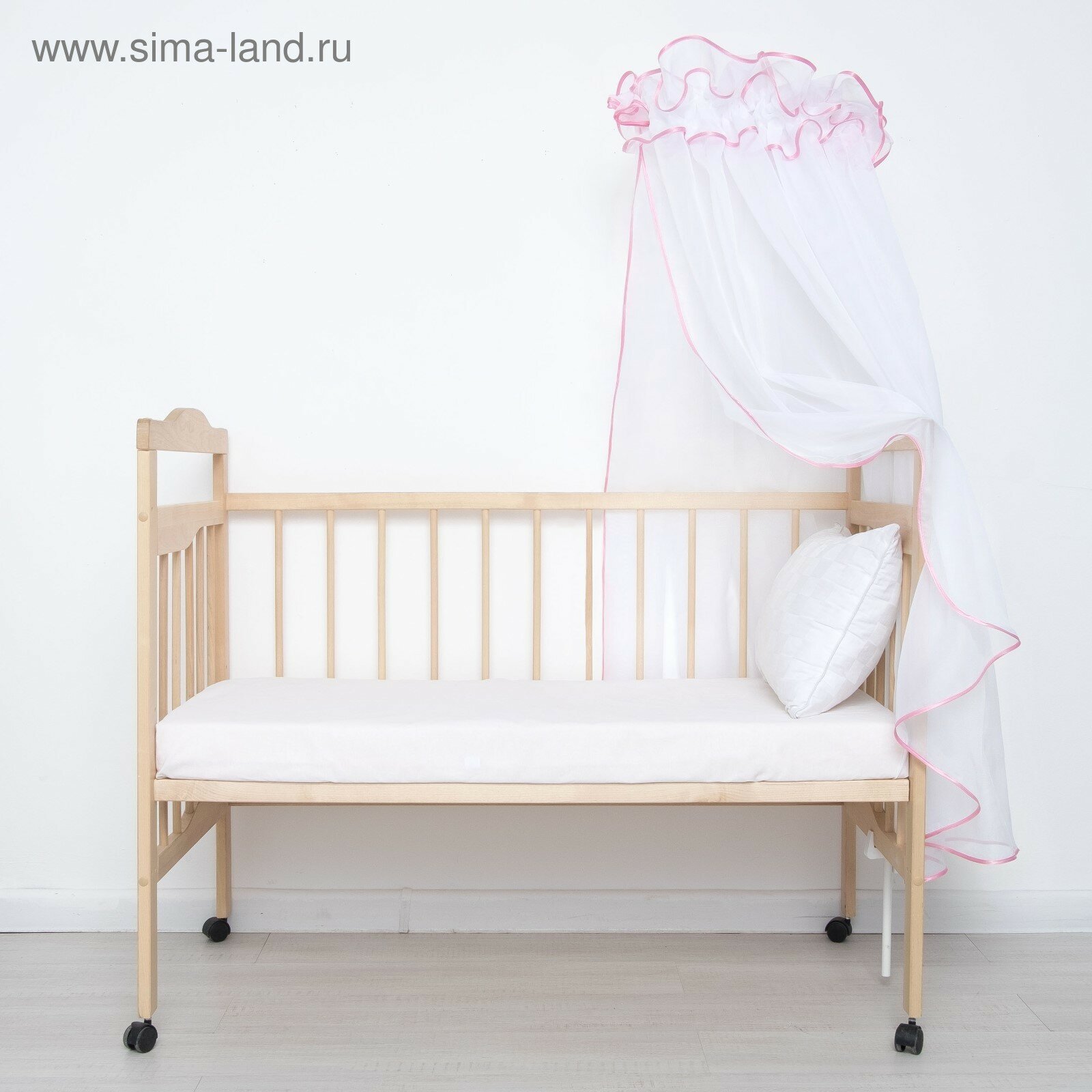 фото Балдахин, размер 150х300 см, цвет розовый