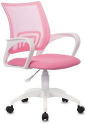Кресло STOOL GROUP CH-W695NLT розовый TW-06A TW-13A сетка/ткань/крестовина пластик белый