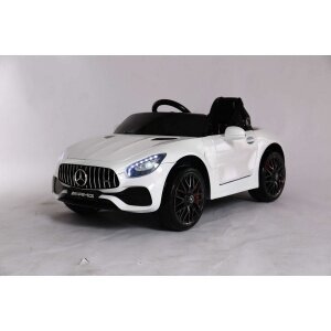 Детский электромобиль Rivertoys Mercedes-Benz GT О008ОО белый