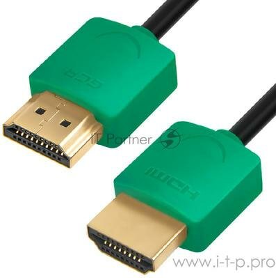 Greenconnect  Slim 0.3m Hdmi 2.0,   Slim, OD3.8mm, HDR 4:2:2, Ultra HD, 4K 60