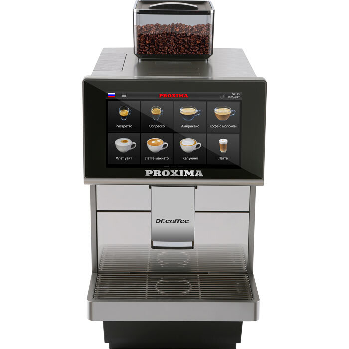 Кофемашина DR. COFFEE PROXIMA M12 Plus, зерновая, суперавтомат, водопровод, две помпы - фотография № 2